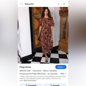 Elegant Multicolor Patterned Dress